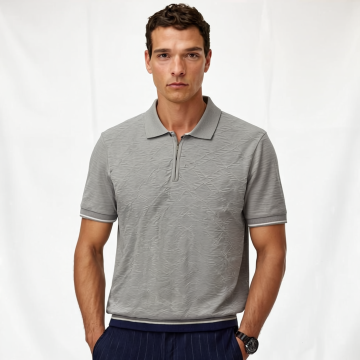 Grey polo shirt - OLDR