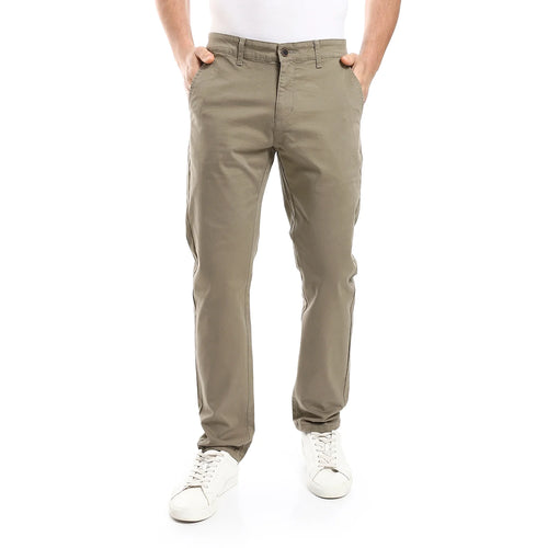 Baige Classic Gabardine Pants Men