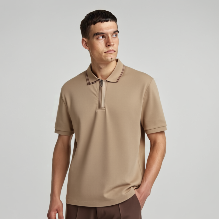 Khaki Polo shirt