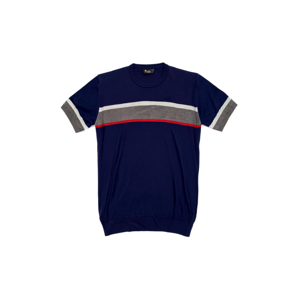 Navy Blue Stripes sweater - OLDR
