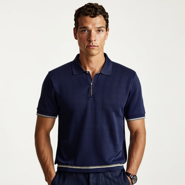 Navy Blue polo shirt - OLDR